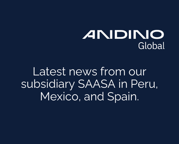 Latest news from our subsidiary SAASA in Peru, Mexico and Spain.